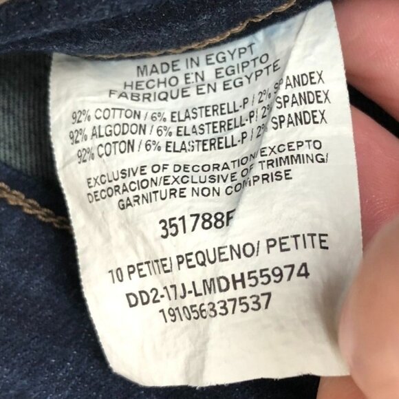 Lee Womens Jeans Size 10 Petite Lot of Two Straight Casual Denim Classic Blue - Picture 11 of 16